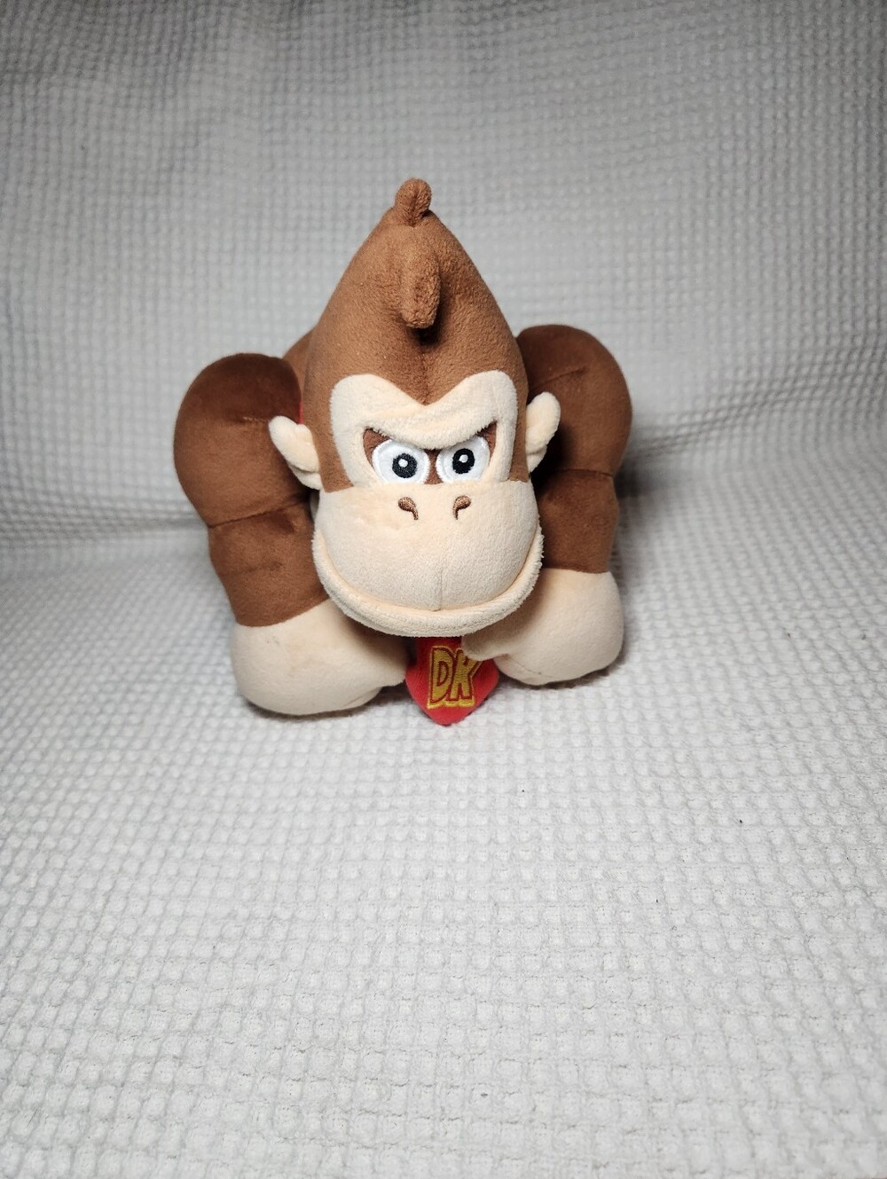 Donkey Kong Plush Toy - Brown and Cream DK Figure Small Flaw